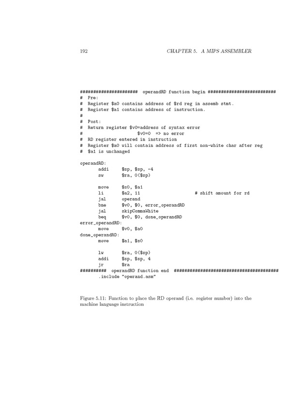 Computer Organization with MIPS - Page 192